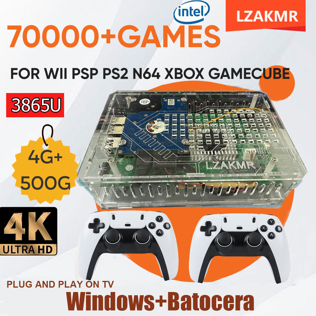 Retro Gaming Batocera - 레트로 U9 PRO 게임 콘솔 500GB