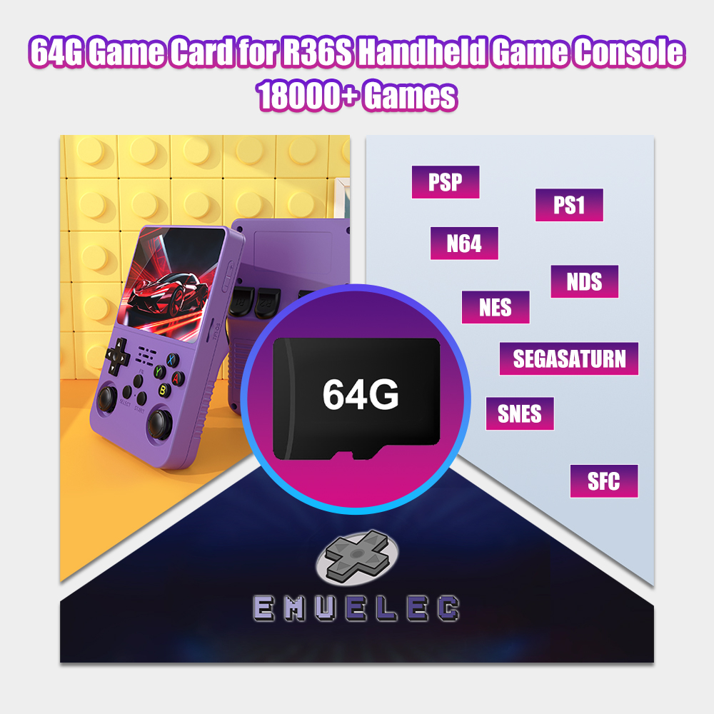 Retro Gaming Console Handheld - R36S 비디오 레트로 휴대용 게임 콘솔