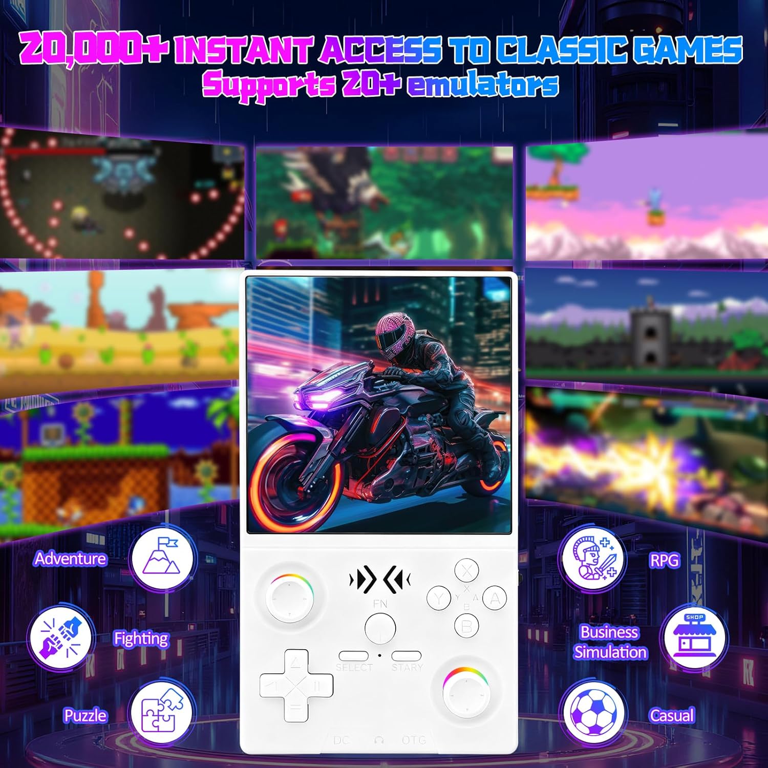 FLLBW XF40V 레트로 휴대용 게임 콘솔 4.0인 - Retro Gaming Console Handheld 리뷰 및 가격