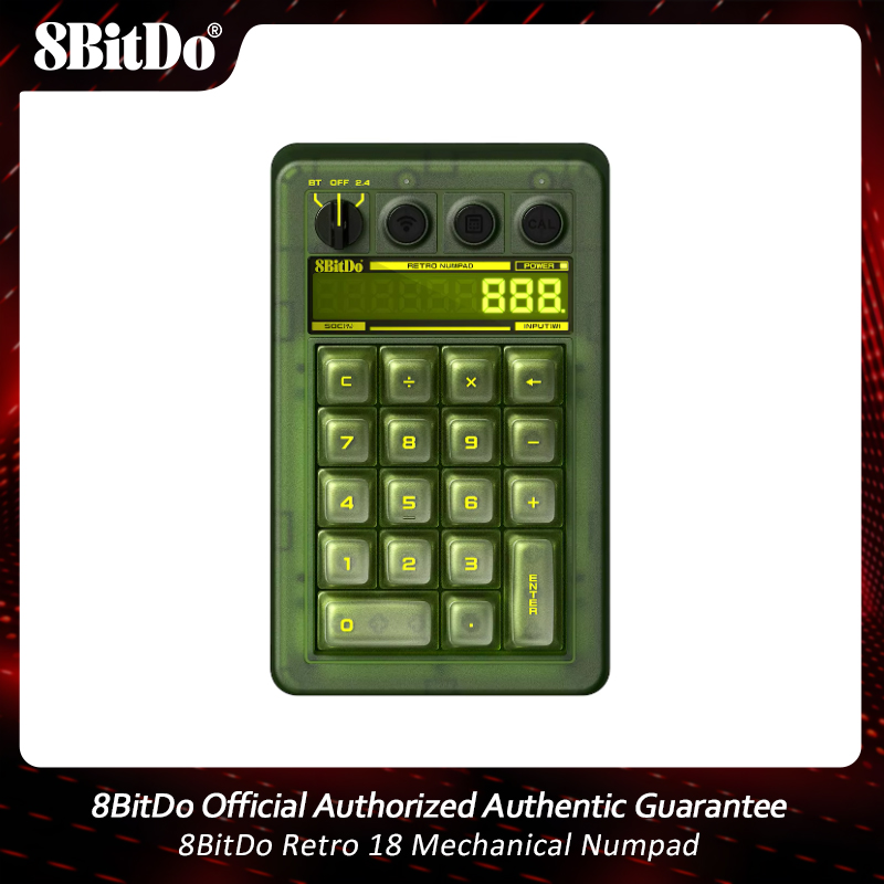 8BitDo 레트로 18 기계식 숫자 키패드 BT 2. - Retro Gaming Windows 리뷰 및 가격