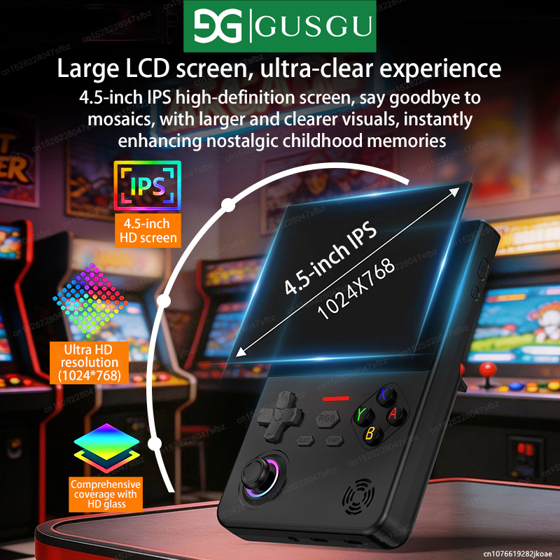 GUSGU H7 오픈 소스 레트로 게임 콘솔 4.5인치 - Retro Gaming Handheld Best 리뷰 및 가격