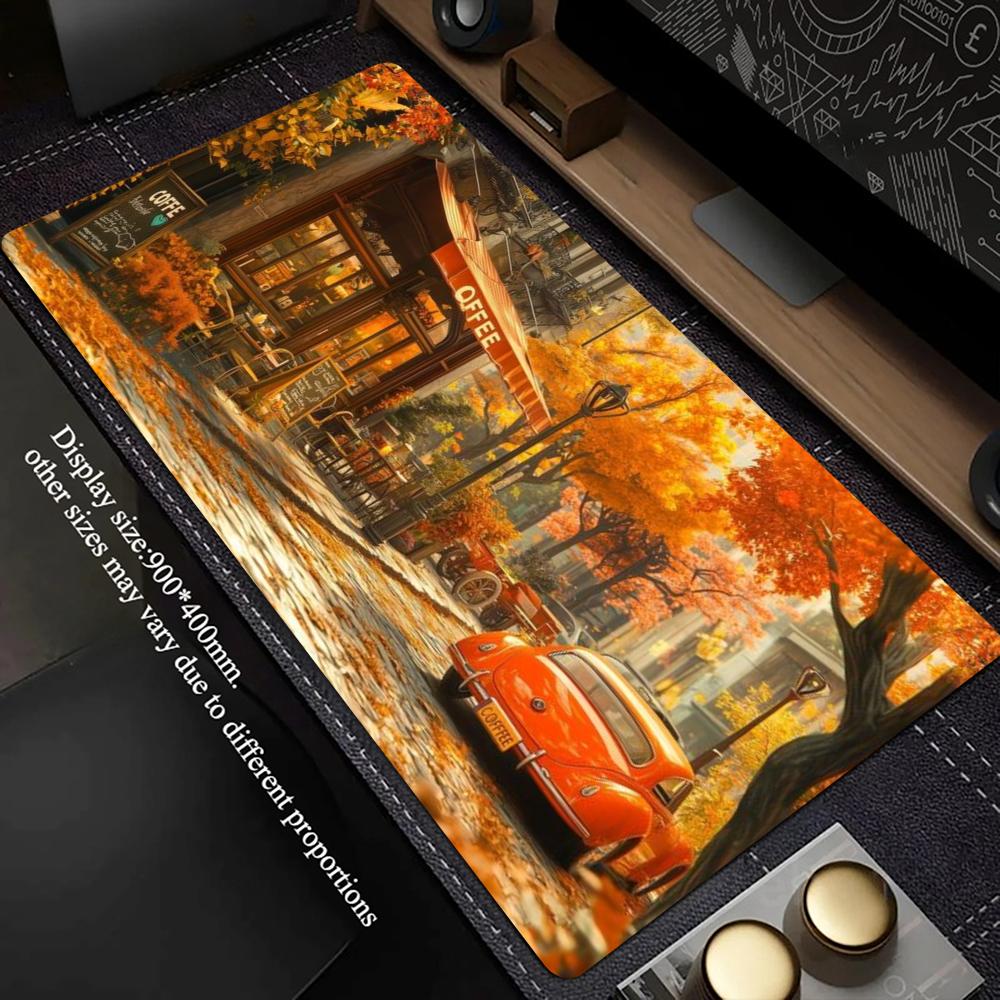유럽풍 마을 거리 카페, 복고풍 오렌지색 클래식 자동차 - Retro Gaming Cafe 리뷰 및 가격