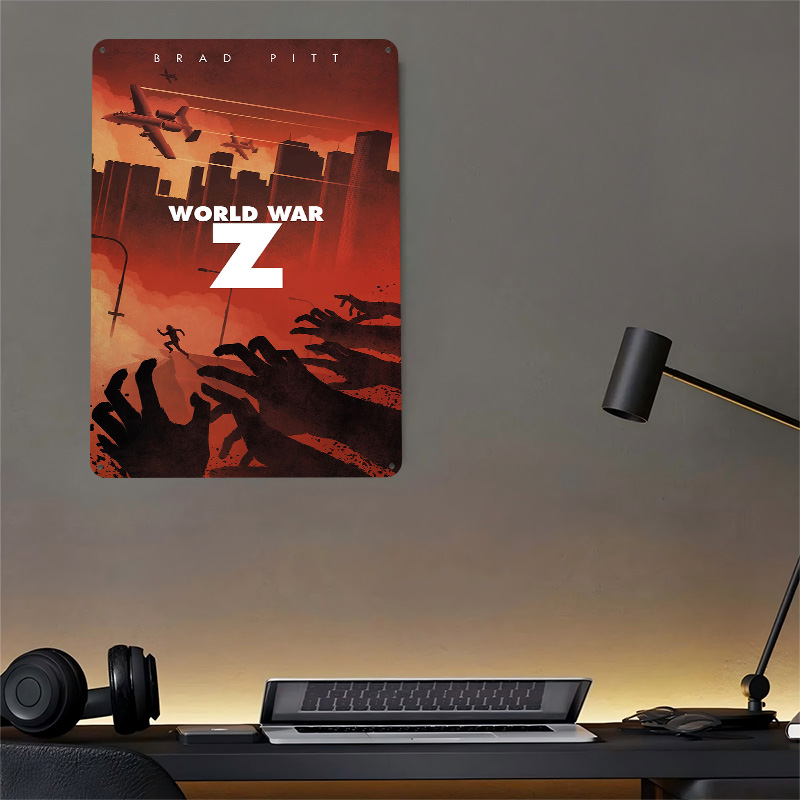 World War Z 대체 금속 포스터 맞춤형 벽 예술 - World Of Retro Gaming 리뷰 및 가격