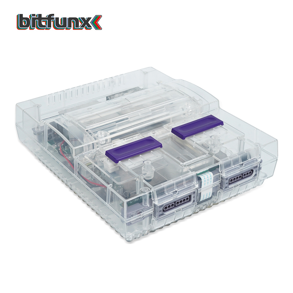 Bitfunx SNES 교체 쉘 투명 케이스 Ninte - Retro Gaming Consoles 리뷰 및 가격