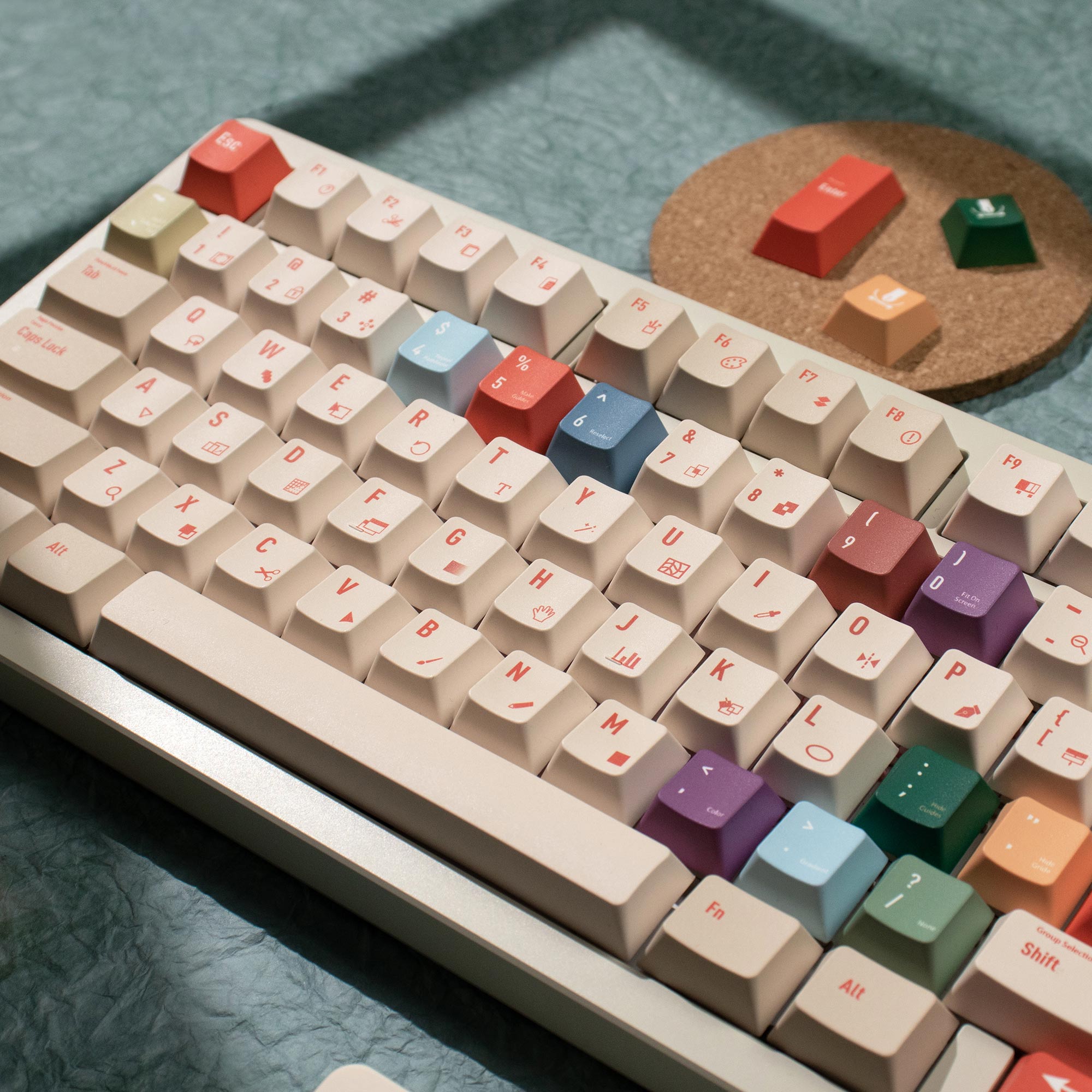 일러스트레이터 키캡 DYE-SUB 체리 프로파일 PBT - Retro Gaming Keyboard 리뷰 및 가격