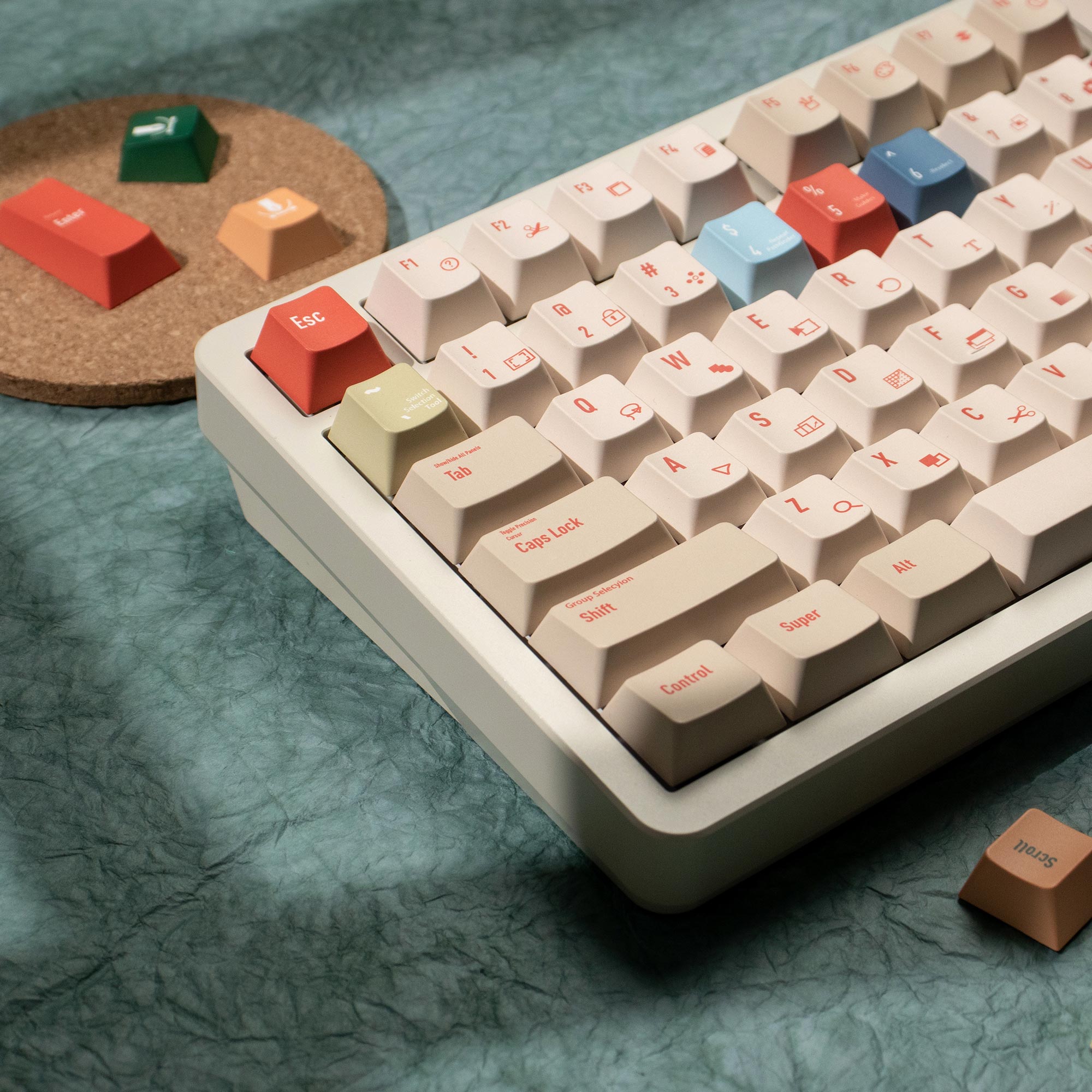 일러스트레이터 키캡 DYE-SUB 체리 프로파일 PBT - Retro Gaming Keyboard 리뷰 및 가격
